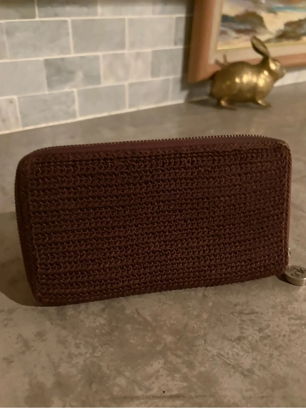 The Sak Crochet zippered wallet
